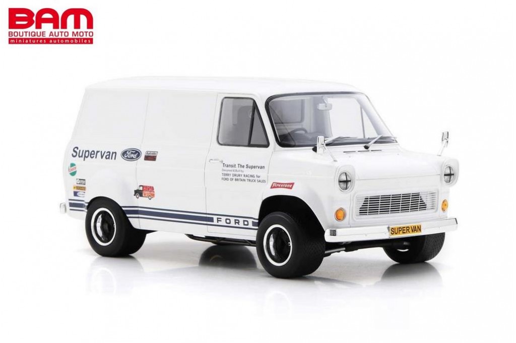 Modèle Réduit Schuco Ford Transit SuperVan 1 1971 - échelle 1/18, Neuf, Collection Rue