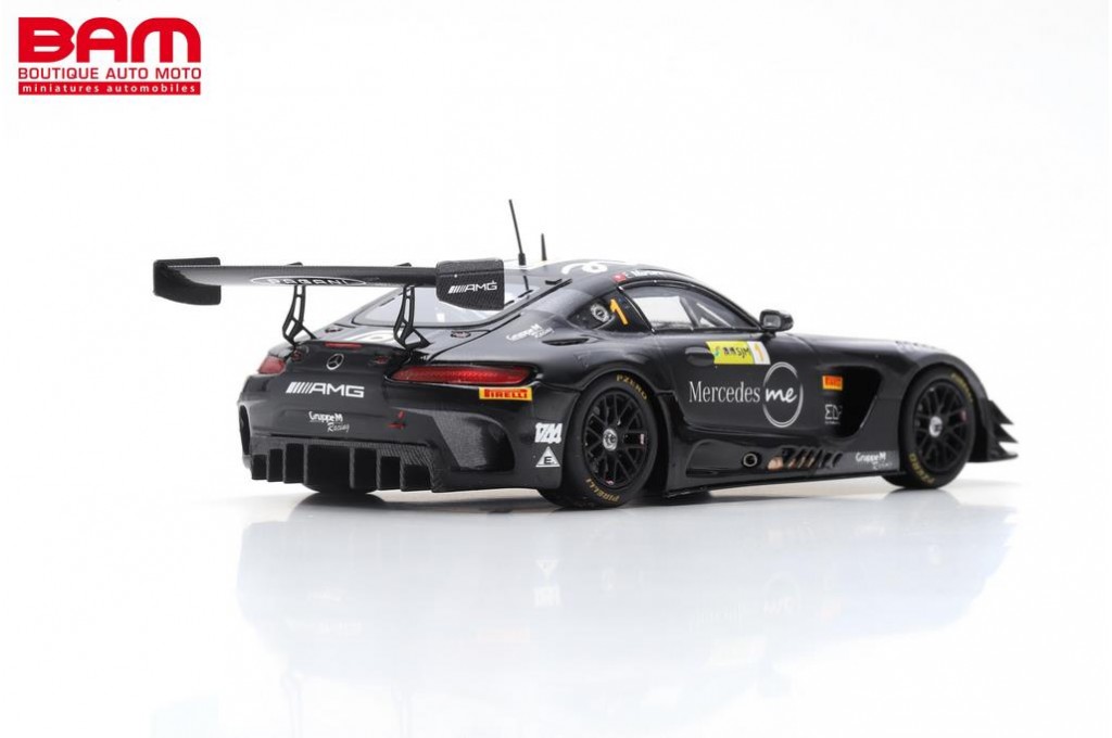 SPARK SA163 MERCEDES-AMG GT3 N°1 Mercedes-AMG Team GruppeM Racing 3ème FIA GT World Cup Macau 2018 Edoardo Mortara (500ex) - Boutique Auto Moto / SPARK SPARK SA163 MERCEDES-AMG GT3 N°1 Mercedes-AMG Team GruppeM Racing 3ème FIA GT World Cup Macau 2018 Edoardo Mortara (500ex) - Boutique Auto Moto / SPARK