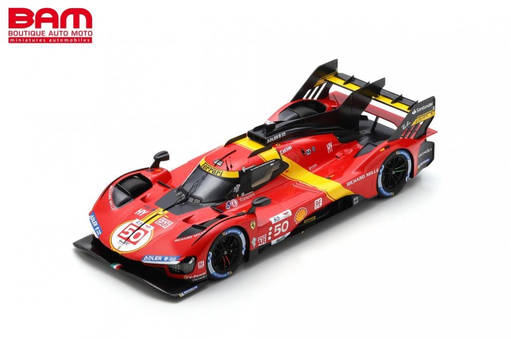BURAGO 178731 Scale 1/18 | FERRARI 499P 3.0L TURBO V6 TEAM FERRARI AF CORSE N 50 5th 24h LE MANS