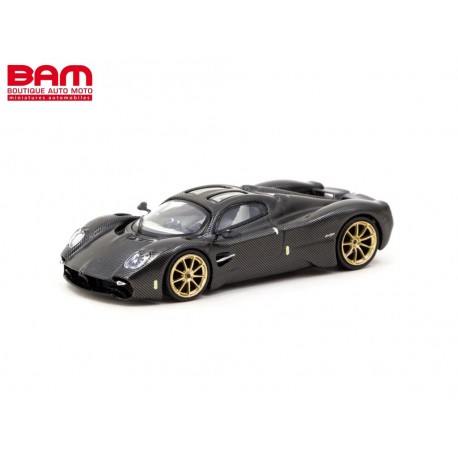TARMAC T64G-TL055-BCF PAGANI Utopia - CARBON FIBER EDITION Black Carbon Fiber 1/64