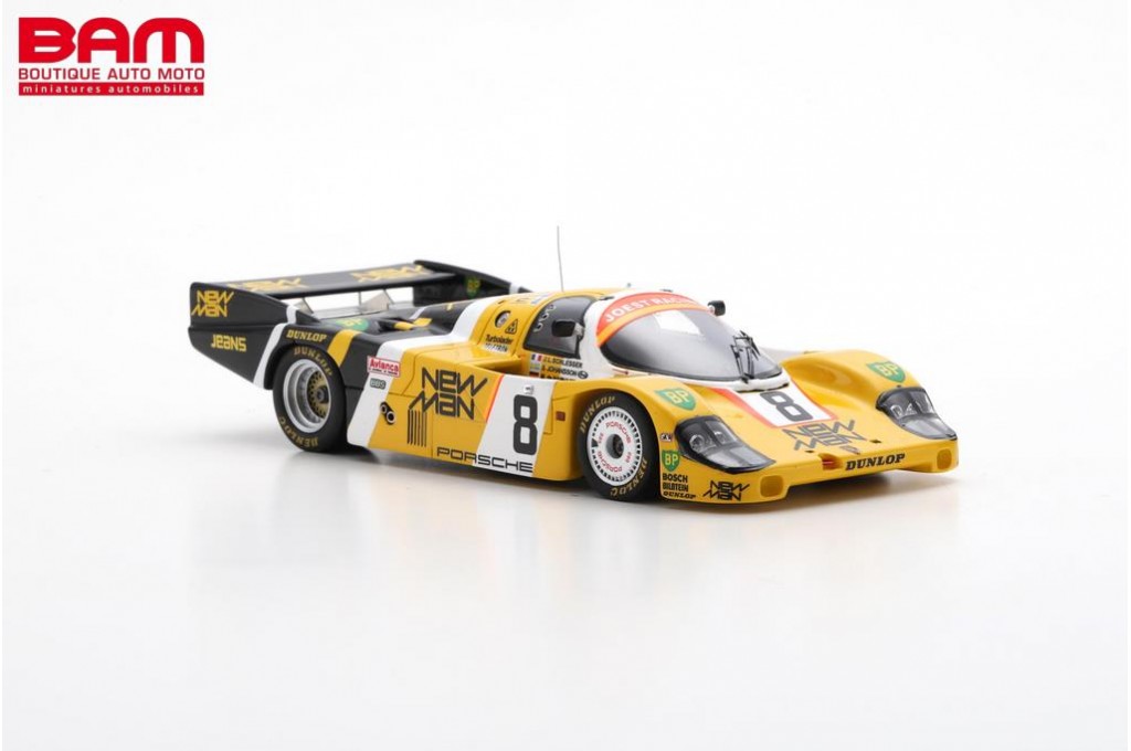 Miniature HPI 1/43 – Porsche 956 LH N°8 – Le Mans 1984 – Joest Racing – Schlesser/Johansson/de Narvaez
