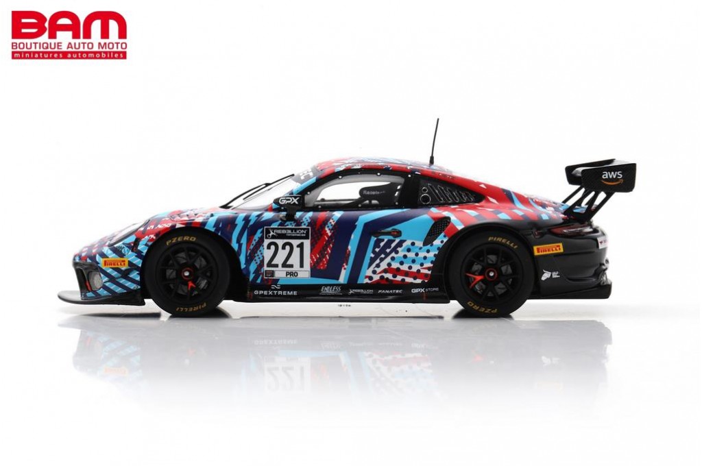 Miniature SPARK 1/18 – Porsche 911 GT3 R – Spa Test Days 2022 – Résine, Modèle 18SP167