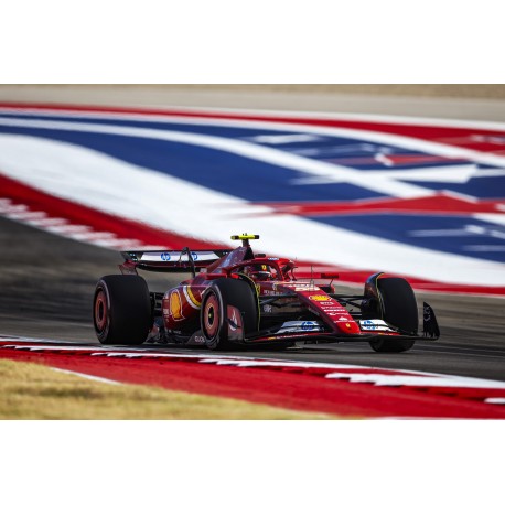 LOOKSMART LSF1068 FERRARI SF-24 N°55 2ème GP Austin 2024 Carlos Sainz 1/43