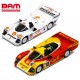 SPARK YCOMBO64005 PORSCHE 962 C SHELL COMBO N°18 24H LM 1988 & N°17 LM 1987 1/64