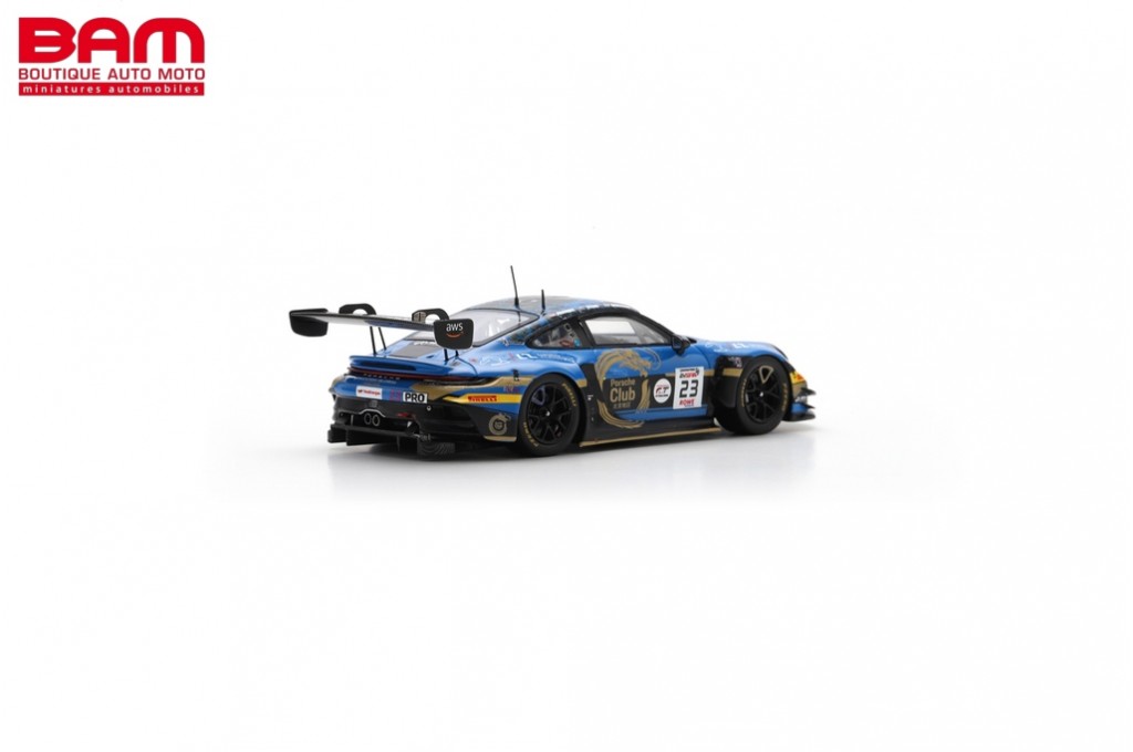 Modèle Réduit Porsche 911 N°23 24H Spa 2024 - SPARK 1/43, Résine, Neuf - Équipage Evans/Eriksson/Preining