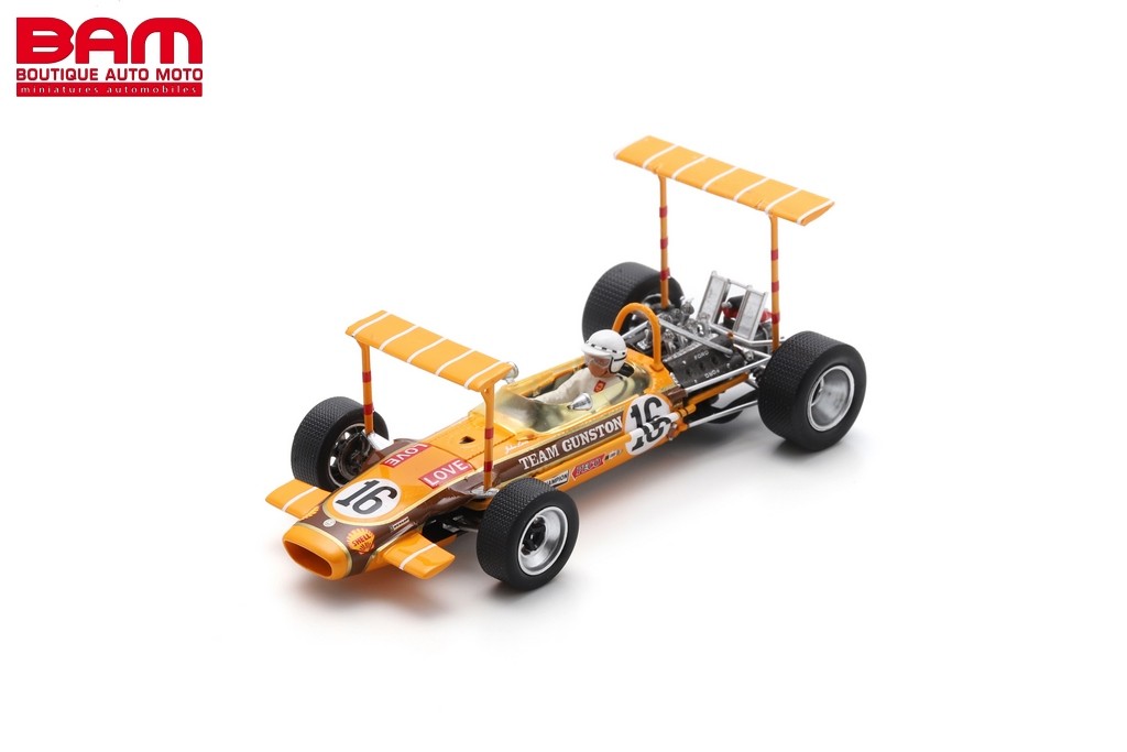 Lotus 49 F1 Afrique du Sud 1969 John Love Spark S4831 - Miniatures Autos Motos