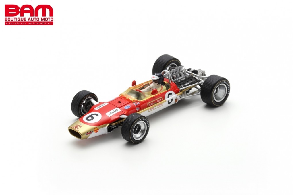 SPARK S6364 LOTUS 49T N°6 Vainqueur Tasman Series 1968 Jim