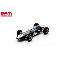SPARK S7086 BRABHAM BT7 N°10 GP Italie 1965 Giancarlo Baghetti 1/43