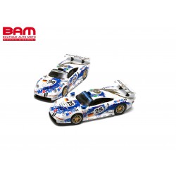 SPARK YCOMBO64013 PORSCHE 911 GT1 2 N°25 & N°26 24H Le Mans 1996 Combo Set (Tiny Exclusive) 1/64