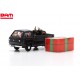 SCHUCO 450376300 VW T3a "Christmas 2024" with Piccolo Bulldog present 1/43 