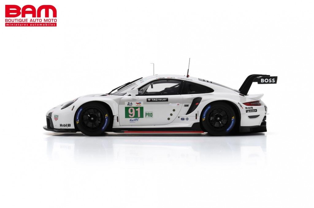 Spark 1/18 Porsche 911 RSR-19 N°91 - Vainqueur GT Le Mans 2022 - Résine - Pre-commande