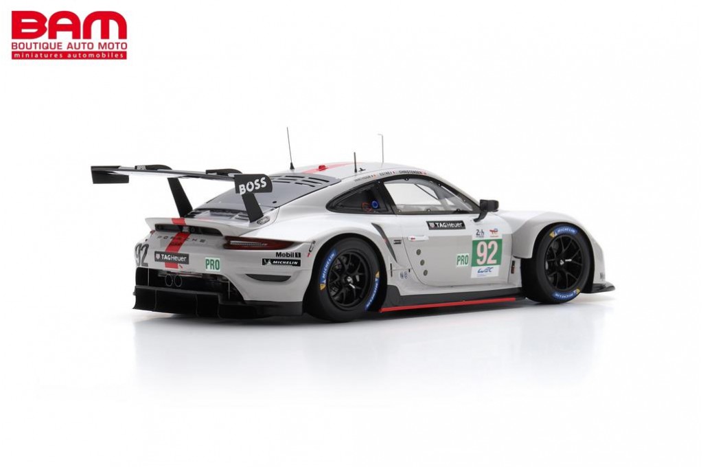 Miniature Spark Porsche 911 RSR-19 N°92 24H Le Mans 2022 1/43 - Neuve