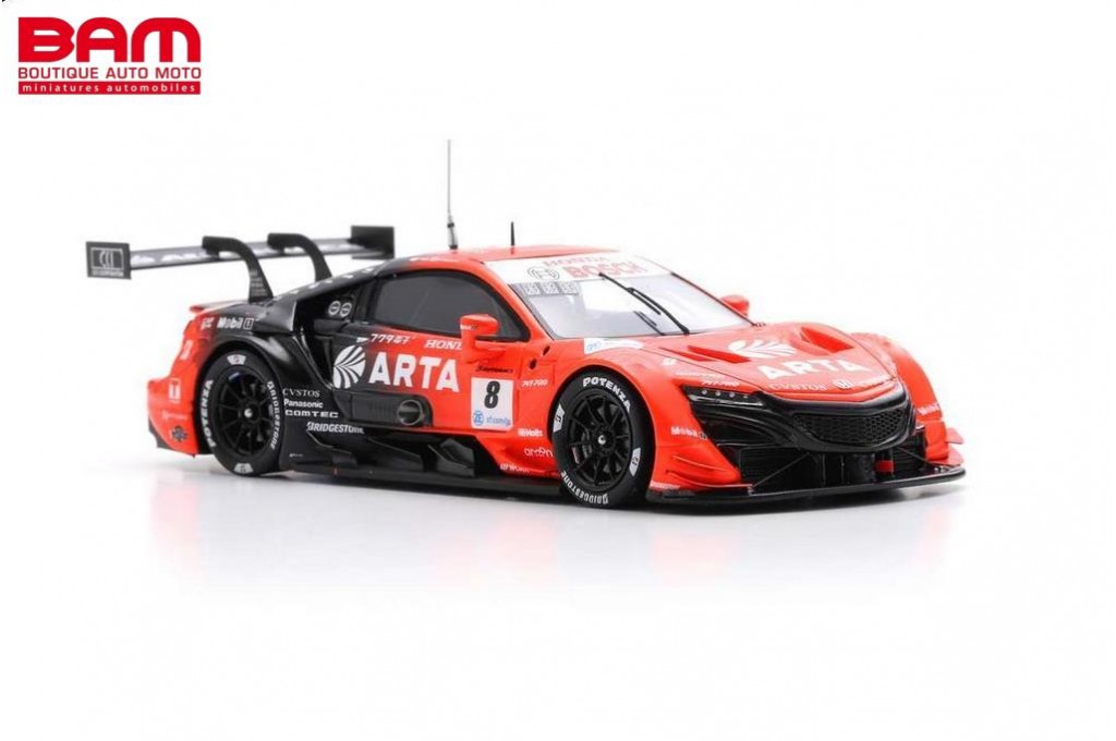 Spark SGT122 ARTA NSX-GT N°8 GT500 SUPER GT 2021 Tomoki Nojiri - Résine 1/43 - Prévente