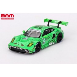 MINI GT MGT00713-L PORSCHE 911 GT3 R N°80 GTD AO Racing IMS 12H Sebring 2023 P. Hyett - S. Priaulx - G. Jeannette 1/64