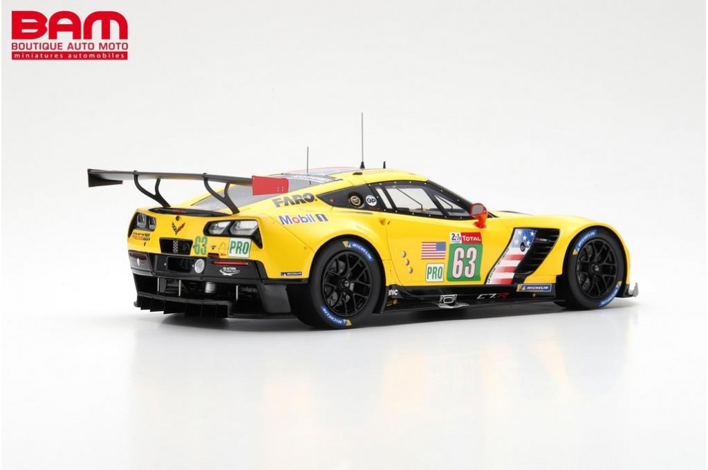 AUTOART 81605 Scale 1/18 | CHEVROLET CORVETTE C7R TEAM CORVETTE RACING N 63 LMGTE PRO 24h LE