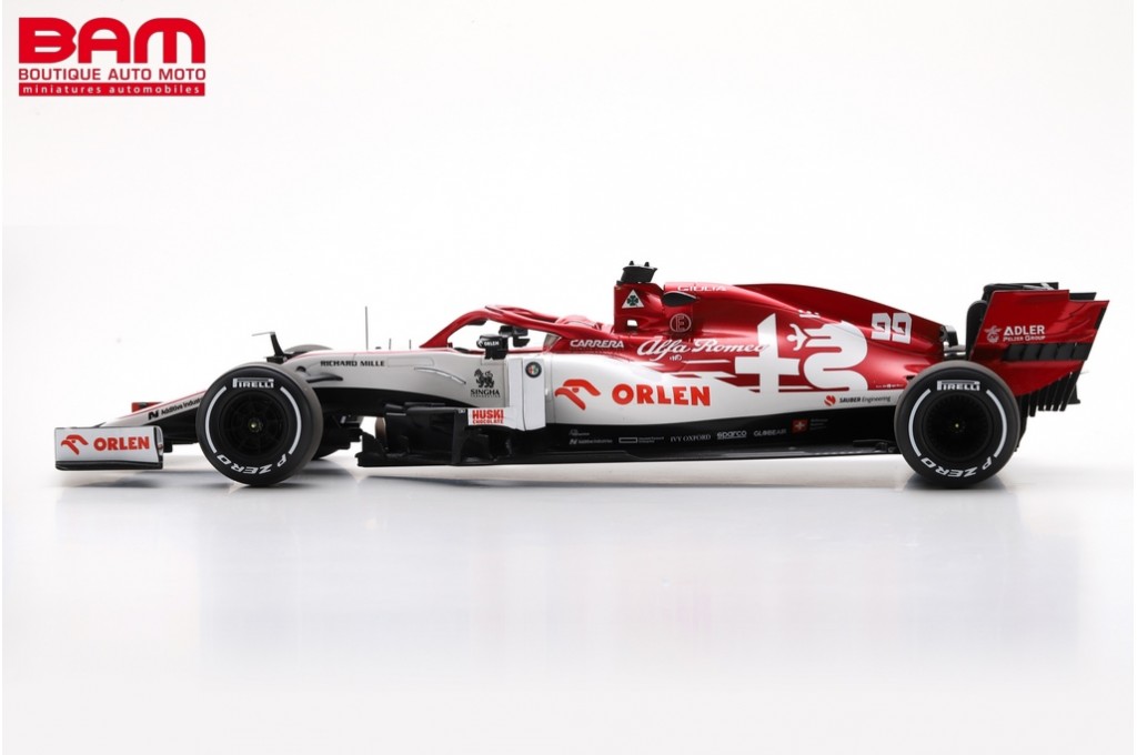 spark 1/43 Alfa Romeo C39 Emilia Romagna GP 2020 #7 K.Raikkonen
