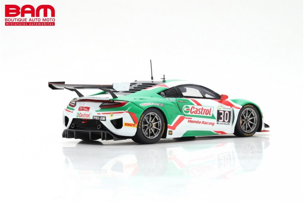 Spark SB216 Honda NSX GT3 #30 'Castrol Honda' 24 Hours Of Spa 2018 - 1/43 Scale