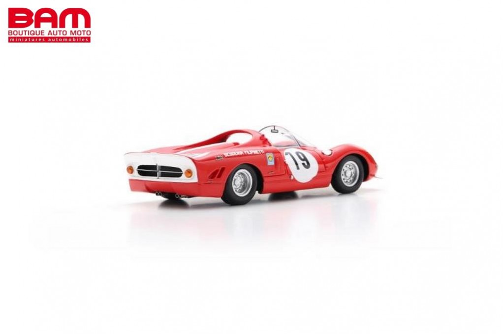 Decals Ferrari 365 P2 Le Mans 1966 #19 – Set Adesivi Per Slot 1:32, 1:43, 1:24, 1:18
