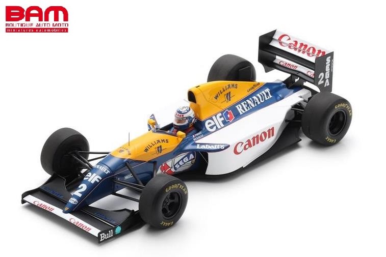 自動車 Williams Renault FW15 Alain Prost 1/18 SPARK 18S732 WILLIAMS FW15C N°5 Vainqueur GP France 1993