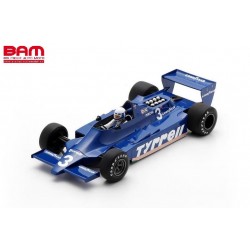 SPARK 18S742 TYRRELL 009 N°3 4ème GP Brésil 1979 Didier Pironi (1/18)