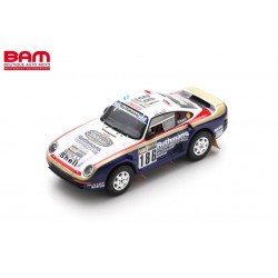 SPARK 18S789 PORSCHE 959 N°186 Vainqueur Rallye Paris Dakar 1986 R. Metge - D. Lemoine (1/18)