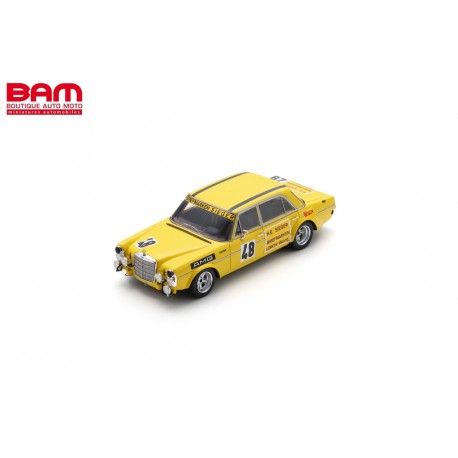 SPARK S5893 MERCEDES-BENZ 300 SEL 6.8 AMG N°48 Test Drive 24H Le Mans 1972 Hans Heyer (1/43)