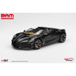 TOP SPEED TS0597 BUGATTI W16 Mistral Black 2023 (1/18)