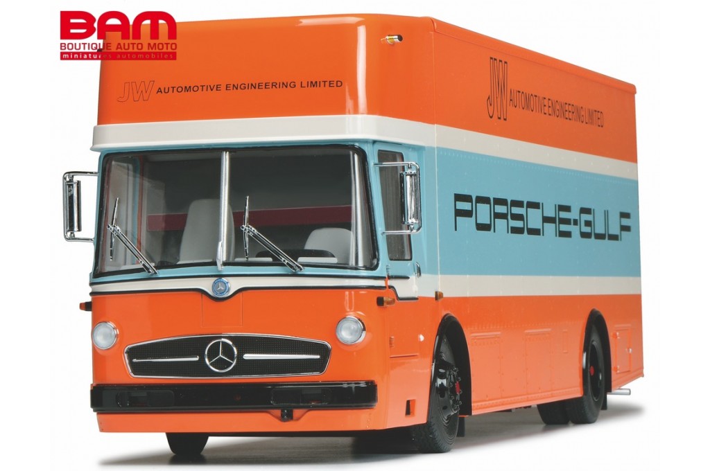 SCHUCO 18U00152 MERCEDES-BENZ O317 PORSCHE-GULF (1/18) - Boutique