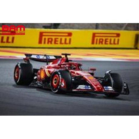 LOOKSMART LS18F1072 FERRARI SF-24 N°16 3ème GP Abu Dhabi 2024 Charles Leclerc (1/18)