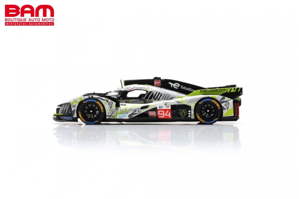 Spark PEUGEOT 9X8 X6H 2.6L V6 TURBO 24h LE MANS 2024 #94 1/18 Scale New