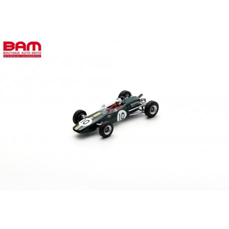 SPARK F2001 BRABHAM BT18 Honda N°10 Vainqueur GP F2 Rouen 1966 Denny Hulme (1/43)