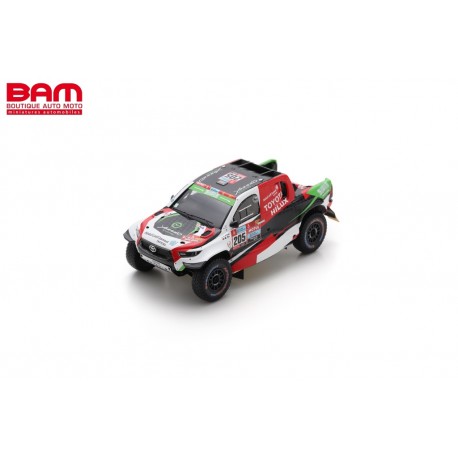 SPARK S5890 TOYOTA HILUX N°205 3ème Rallye Dakar 2022 Y. Al-Rajhi - M. Orr (1/43)