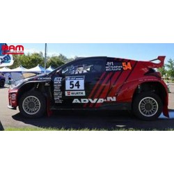 SPARK S6876 TOYOTA GR Yaris Rally 2 N°54 Advan Racing Team with KTMS 3ème Rallye Hokkaido 2024 F. Nutahara - S. Azuma (1/43)
