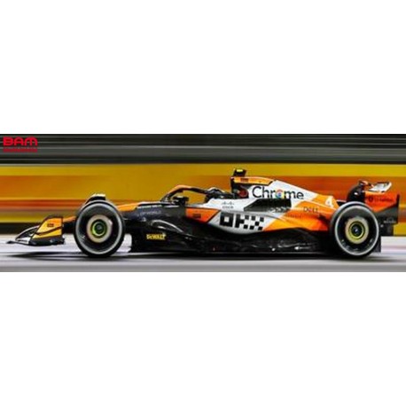 SPARK Y409 MCLAREN MCL38 N°4 Mclaren Formula 1 Team Vainqueur GP Singapour 2024 Lando Norris (1/64)