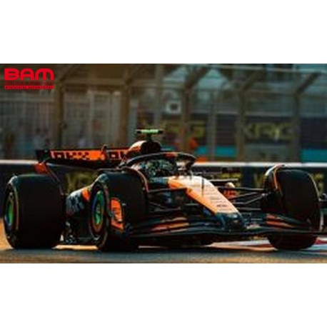 SPARK Y416 MCLAREN MCL38 N°4 Mclaren Formula 1 Team Vainqueur GP Abu Dhabi 2024 Lando Norris (1/64)