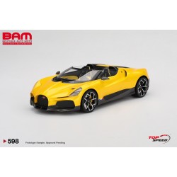TOP SPEED TS0598 BUGATTI W16 Mistral Yellow 2024 1/18