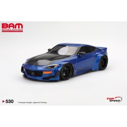 TOP SPEED TS0530 NISSAN Z (RZ34) Pandem Seiran Blue 2024 1/18