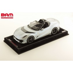 MR FERRARI 812 COMPETIZIONE A Bianco Onda Marina Matt (1/18)