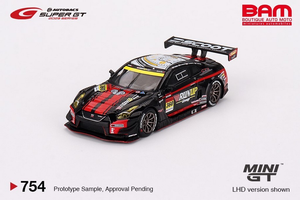 ミニカー　1/43 RUNUP RIVAUX GT-R TOMEI SPORTS GT300 SUPER GT 2022 Takayuki Aoki - Atsushi Tanaka #360 [SGT036] 1/43 RUNUP RIVAUX GT-R NO.360 TOMEI SPORTS GT300 SUPER GT