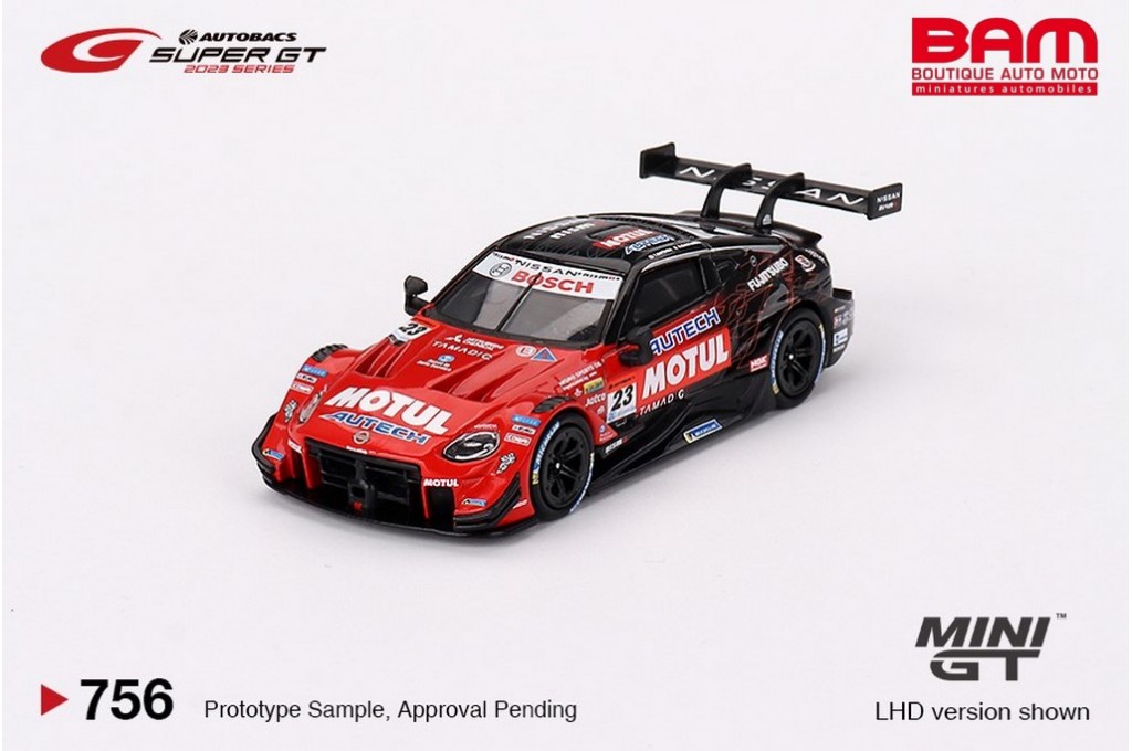 MINI GT MGT00756-L NISSAN GT-R N°23 MOTUL AUTECH NISMO GT500 SUPER