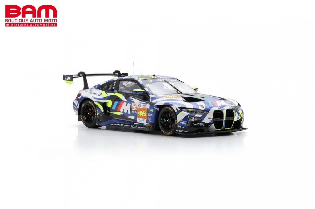 【Spark】Studie BMW M4 SUPER GT 2023 SPARK 18S669 BMW M4 GT3 N°46 Team WRT 24H Le Mans 2024 V