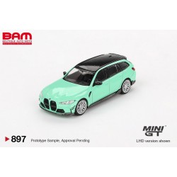 MINI GT MGT00897-L BMW M3 Touring (G81) M Performance Mint Green 2022 1/64