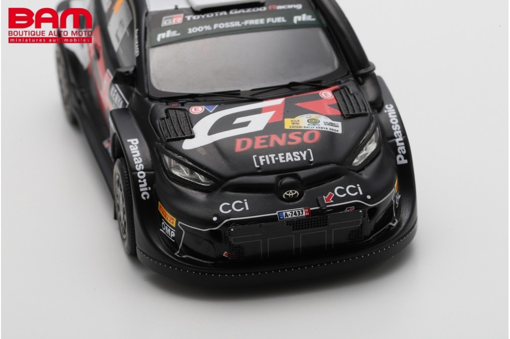 Miniature Spark 1/43 Toyota GR Yaris Rally1 HYBRID N°18 Safari 2024 - Prévente