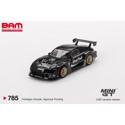 MINI GT MGT00785-L MAZDA RX-7 LB-Super Silhouette Black 2023 LHD 1/64