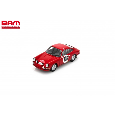 SPARK S5580 PORSCHE 911S N°116 2ème Rallye Monte Carlo 1968 P. Toivonen - M. Tinkkanen (1/43) 