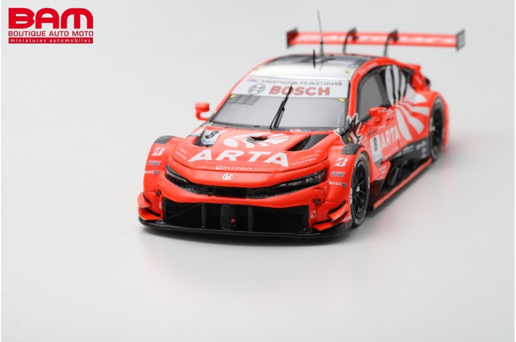 8号車 ARTA 無限 CIVIC TYPE R-GT SUPERGT 2024 1/43 Spark ARTA MUGEN CIVIC TYPE R-GT No.8 ARTA GT500 SUPER