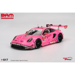 TOP SPEED TS0617 PORSCHE 911 (992) GT3 R N°77 AO Racing Road America 2024 L. Heinrich - J. Andlauer (1/18)