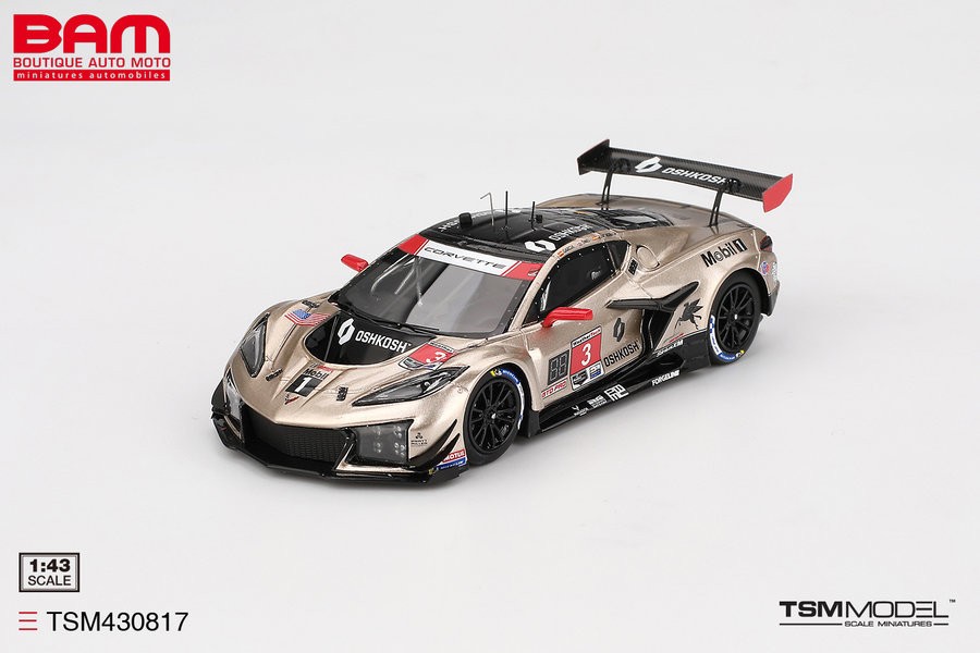 TRUESCALE TSM430817 CHEVROLET Corvette Z06 GT3.R N°3 Corvette