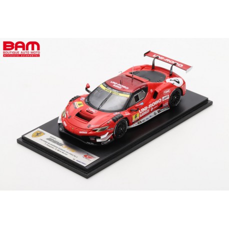 LOOKSMART LSSGT25006 FERRARI 296 N°6 UNI-ROBO BLUEGRASS VELOREX