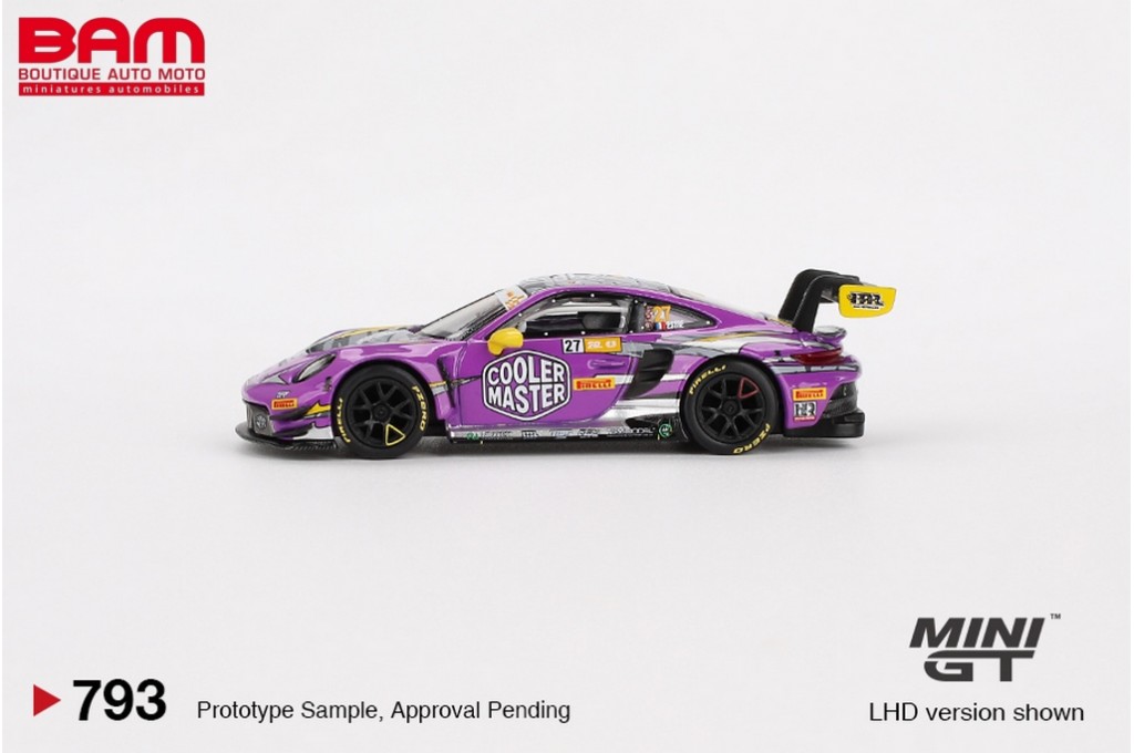 MINI GT MGT00793-L PORSCHE 911 (992) GT3 R N°27 Hubauto Racing